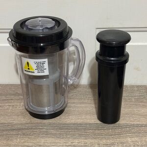 Magic Bullet‎ Blender Juicer Pitcher - Strainer - Pusher Combo Attachment